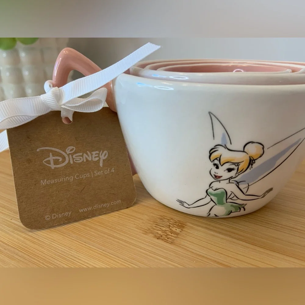 Rae Dunn Disney Tinkerbell Nesting Measuring Cups NWT